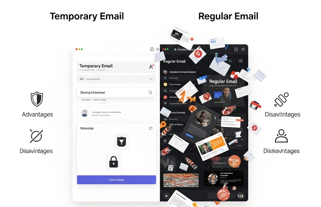 Temporary Email vs. Regular Email: Pros and Cons